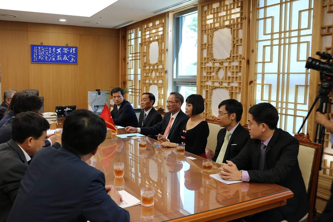 Visiting and working with Gyeongsangbuk province, Korea